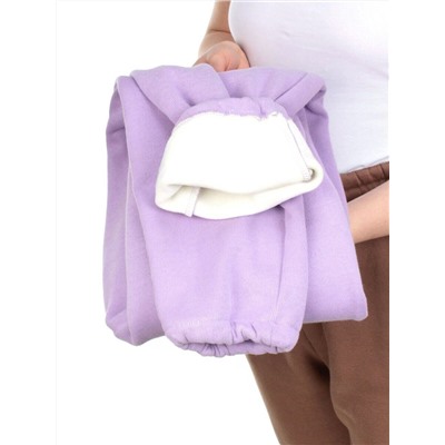 06 LILAC Брюки спортивные женские на флисе (100% хлопок) 7986
