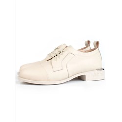 03-YP9862M BEIGE Полуботинки женские (натуральная кожа)