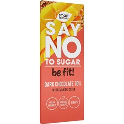Шоколад Smart Formula горький Dark with mango crisp 90 г /КДВ