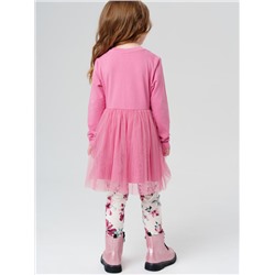 Комплект для девочки: платье, леггинсы