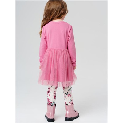 Комплект для девочки: платье, леггинсы