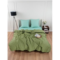 Постельное белье поплин на молнии / Оазис