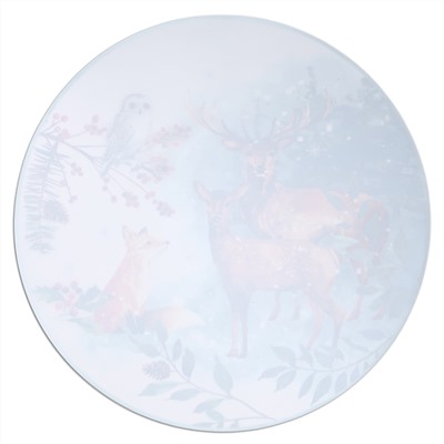НАБОР ПОДСТАНОВОЧНЫХ САЛФЕТОК "ЗИМНЯЯ СКАЗКА" ИЗ 4 ШТ., ДИАМЕТР=38 СМ