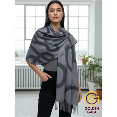 Палантин теплый кашемировый двусторонний Арт 2554Ш/12