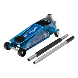 Домкрат гидравлический подкатной, быстрый подъем, 3 т, Quick, 130-465 мм, профессиональный Stels