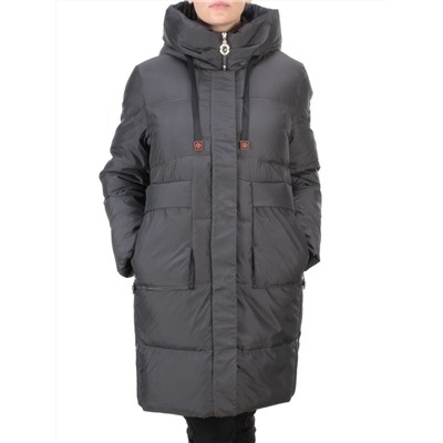 8966 DARK GRAY  Пальто зимнее женское CLOUD LAG CAT (200 гр. холлофайбер)