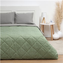 Покрывало LoveLife евро макси Green cage 240*210±5см, новосатин, 100%п/э