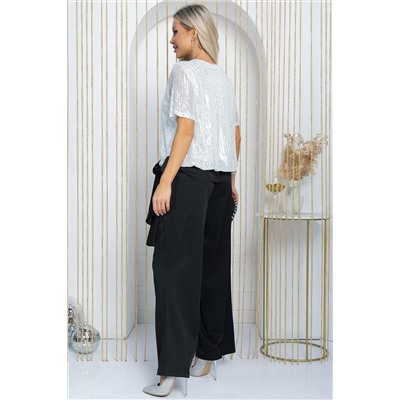 Костюм Первое впечатление (серебро) К11834