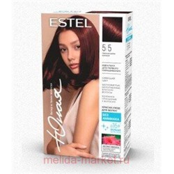 ESTEL Юная Краска для волос без аммиака тон 5/5 Светлый шатен красный
