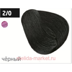 OLLIN PERFORMANCE  2/0 черный 60мл Перманентная крем-краска для волос