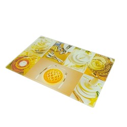 Доска разделочная SWEET Home № 39 стекло Сервировка 20*30см (24) оптом