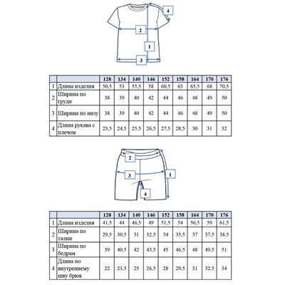 Комплект для мальчика: футболка, шорты