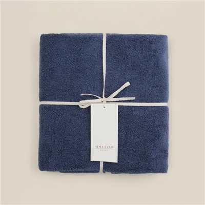 Коврик махровый SL HOME: Basic "Ривьера" 50х70 см, 100% хлопок, 730 г/м2