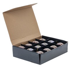 GAEM Набор из 12шт Украшение новогоднее "Шар", D 7.5 см, L34 W25 H9 см