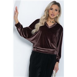 Джемпер Бери и беги (шоколад) Б12132