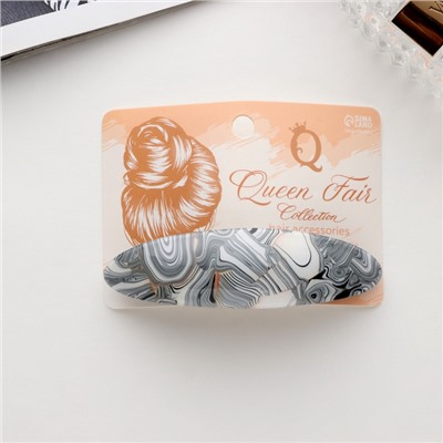 Заколка - автомат для волос «Сильва», блеск размытие, 9 см, МИКС