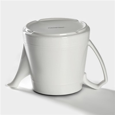 Заварочный чайник Magistro «Морской бриз», 850 мл, фарфор, белый