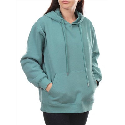 A11 TURQUOISE Худи женское (85% хлопок, 15% полиэстер)