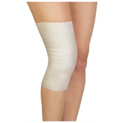 0803 Наколенник эластичный хлопковый "Польза" р.1 (ОК 28-32 см)