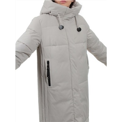 23073 LIGHT BEIGE Пальто зимнее женское (холлофайбер 200 гр.)