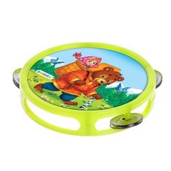 Музыкальная игрушка бубен «Машенька и медведь!»