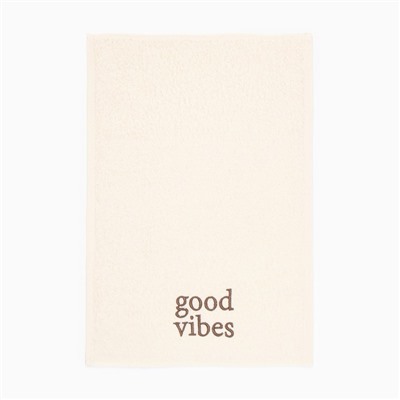 Полотенце махровое Этель Good vibes 35х50 см, 100% хлопок, 350 г/м2
