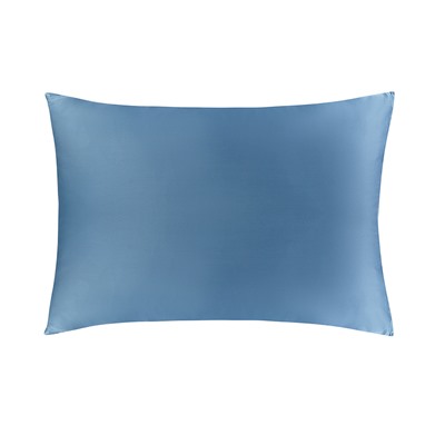 Комплект постельного белья из премиального сатина джинсово-синего цвета из коллекции Essential, 200х