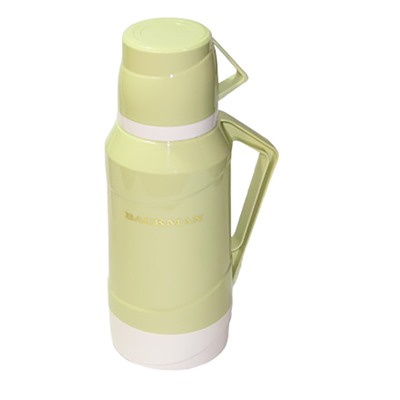 Термос BACKMAN BM-0904-01 обьем 1,8л стекло 2 чашки в комплекте (12) оптом