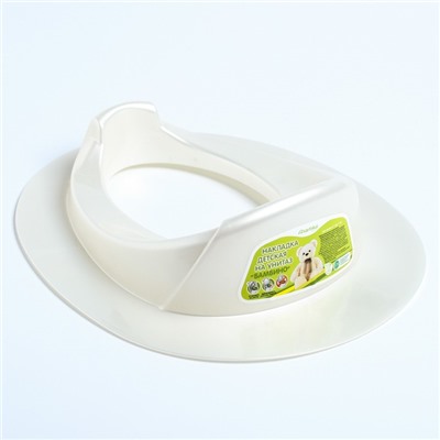 Детская накладка - сиденье на унитаз «Бамбино», белая