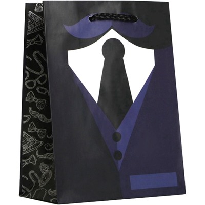 Сумка подарочная "Костюм" 12*15*5,5