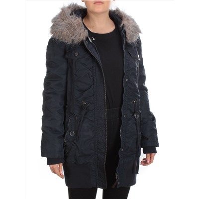 B-23 DARK BLUE Куртка зимняя женская NO NAME (100 гр. холлофайбер)