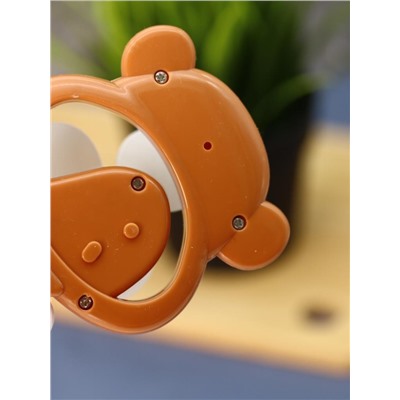 Портативный механический ручной вентилятор «Monkey», mix, шоу-бокс 24 шт.