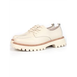 03-HY7-1D BEIGE Полуботинки женские (натуральная кожа)