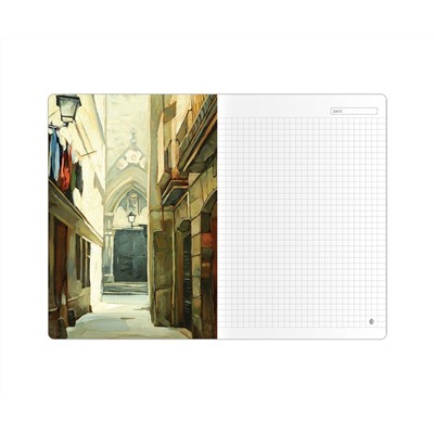 Тетрадь 40л., А5, точка на сшивке Greenwich Line "Refined aesthetic", матовая ламинация, тон. блок 80г/м2