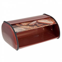 Хлебница 44×27×18 см металлическая ALPENKOK AK-3516 с декоративной крышкой