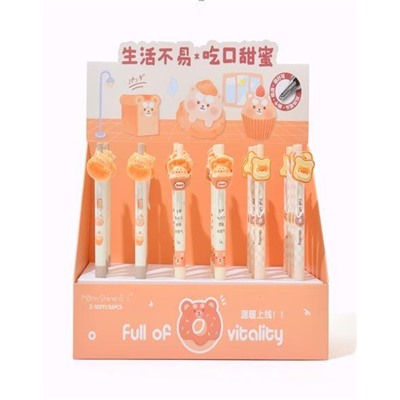 Ручка "Bread bear", mix, шоу-бокс 24 шт.