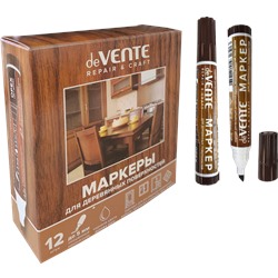 Маркер для дерев поверхностей "deVENTE. Repair" скошенный 1-5мм цвет - орех 5044408/12/Китай