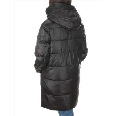 S21121 BLACK Куртка зимняя женская (150 гр. холлофайбера)