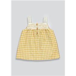 Girls Gingham Vest (9mths-6yrs)