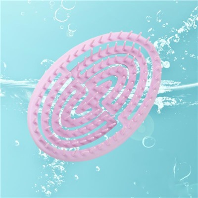 Расческа массажная компактная распутывающая 11*7 см.