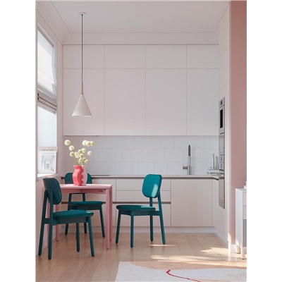 Набор из 2-х ваз Love Puzzle, 25 см, красная/розовая