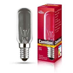 Нарушена упаковка.   MIC Camelion  (Лампа накаливания для вытяжек) 40/T25/CL/E14