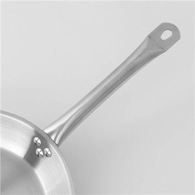 Сковорода Hanna Knövell, d=26 см, h=5 см, толщина стенки 0.6 мм, длина ручки 25 см, индукция, нержавеющая сталь