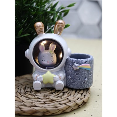 Ночник - подставка для канцелярских принадлежностей «Wendy Rabbit», yellow star