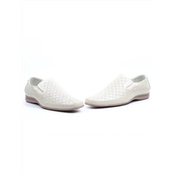 01-1509A LT. BEIGE Полуботинки мужские (натуральная кожа)