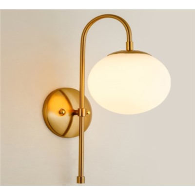 299-226 Бра диам 15 см, выс. 42 см (х1)Стекло+метал