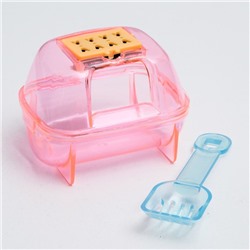 Туалет для грызунов 10×7 см микс цветов