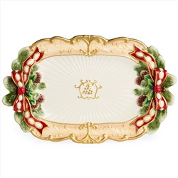 БЛЮДО LEFARD "ЕЛКА" ПРЯМОУГОЛЬНОЕ 45*30*3 СМ (КОР=6ШТ.)