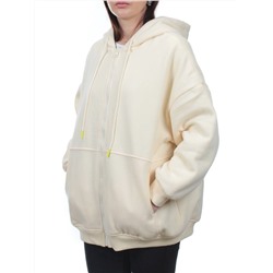 2560 BEIGE/YELLOW-GREEN Худи женское (50 гр. синтепон)