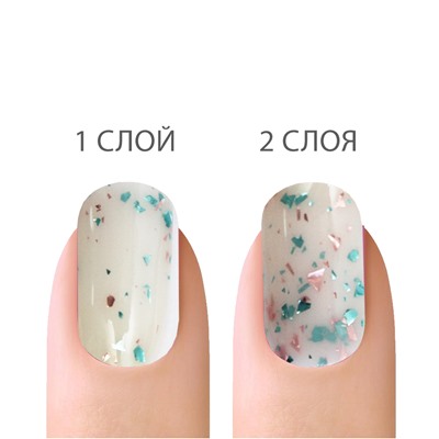 Каучуковая база для гель-лака с поталью Lorilac № 3 10 ml